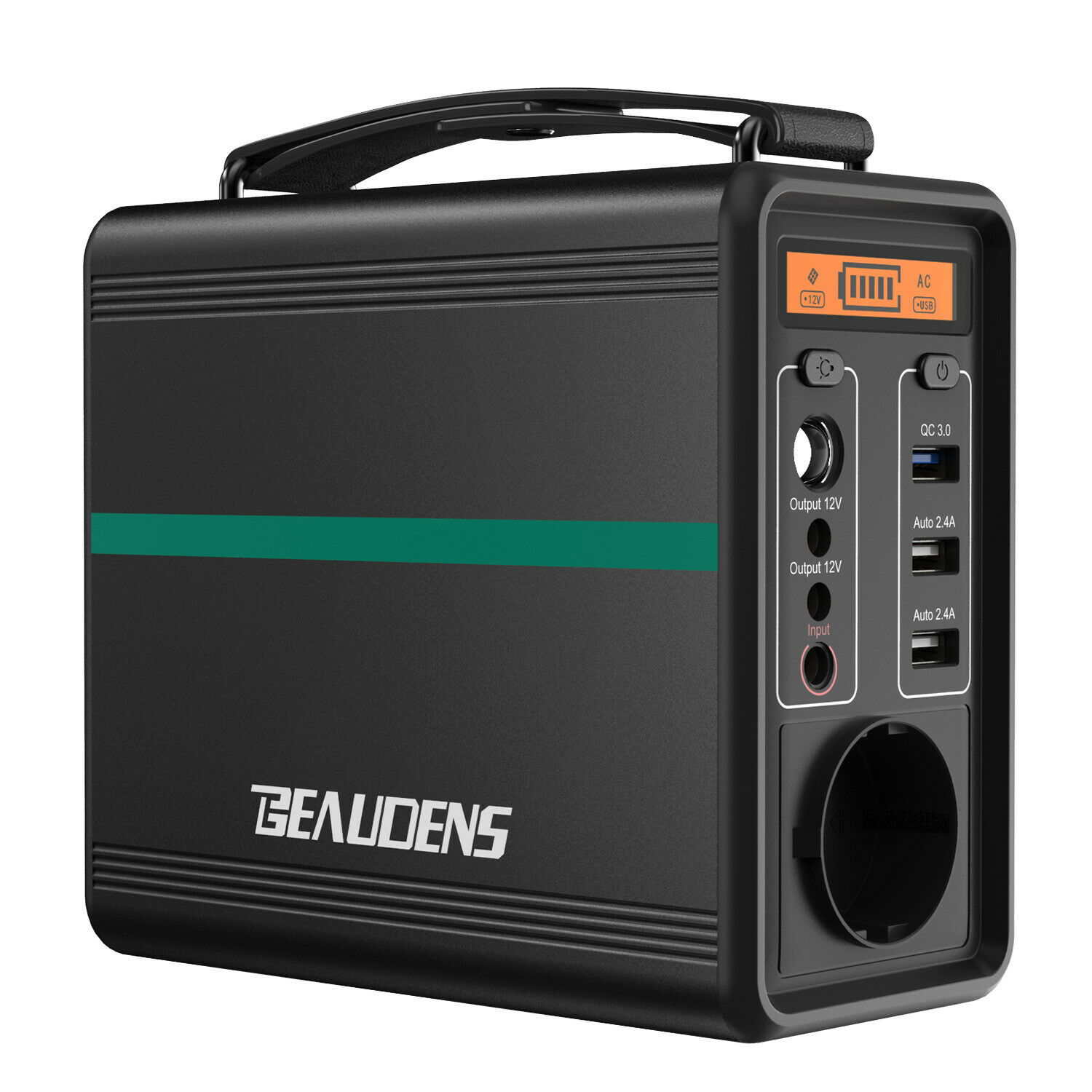 Портативна електростанція  BEAUDENS 166 Втч/150 Вт, батарея LiFePO4, 52000mAh